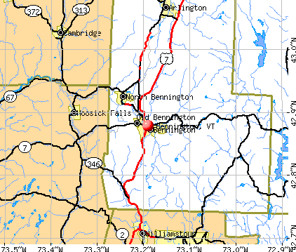 Bennington Vermont (VT 05201) profile: population maps real estate