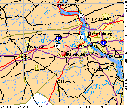 Mechanicsburg, PA map