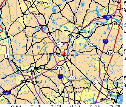Lawrence, MA map