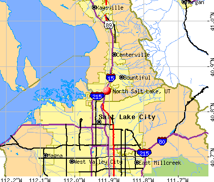 North Salt Lake, UT map