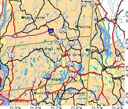 Lake Carmel, NY map