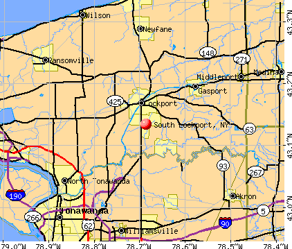 South Lockport, NY map