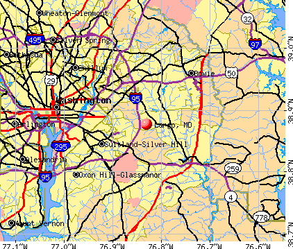 Largo, MD map