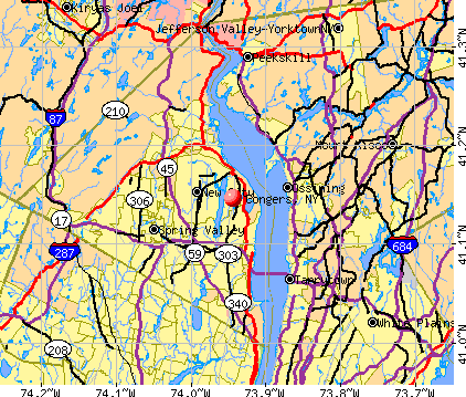 Congers, NY map