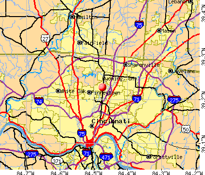 Wyoming, OH map