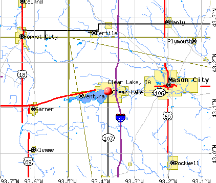 Clear Lake Iowa Ia 50428 Profile Population Maps Real Estate