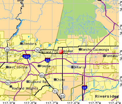 27 Map Of Upland Ca - Online Map Around The World