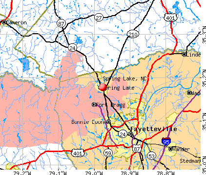 Spring Lake, NC map