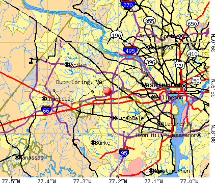 Dunn Loring, VA map