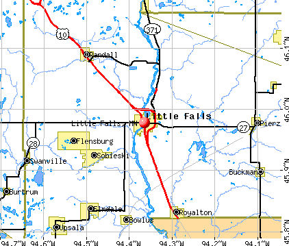 Little Falls, MN map