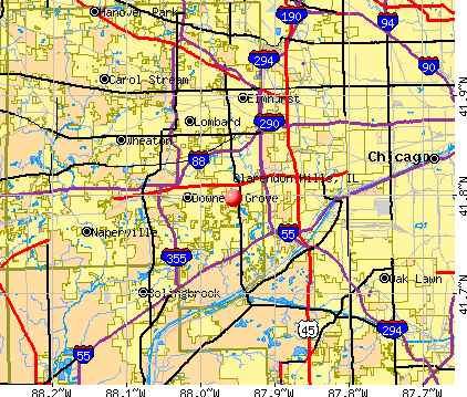 Clarendon Hills, Illinois (IL 60514) profile: population, maps