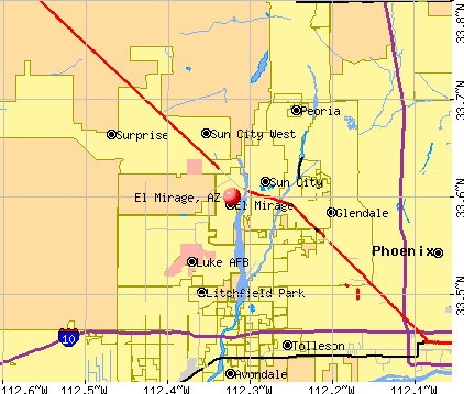 El Mirage, AZ map