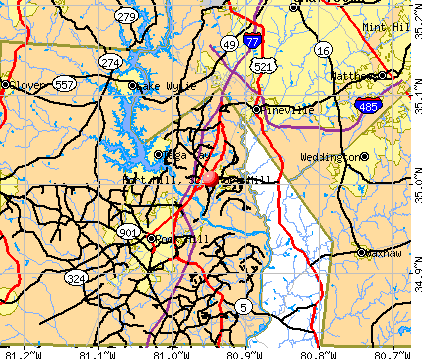 Fort Mill, SC map