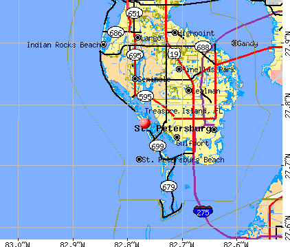 Treasure Island Florida Map Treasure Island, Florida (Fl 33706) Profile: Population, Maps, Real Estate,  Averages, Homes, Statistics, Relocation, Travel, Jobs, Hospitals, Schools,  Crime, Moving, Houses, News, Sex Offenders