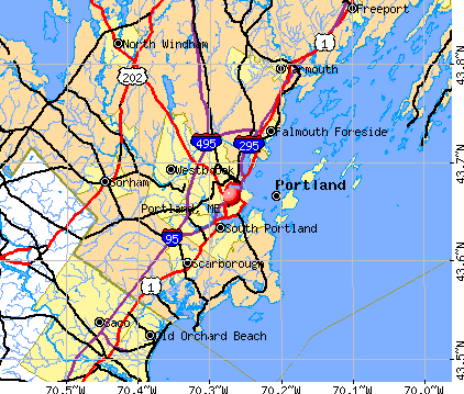Portland Maine Me Profile Population Maps Real Estate