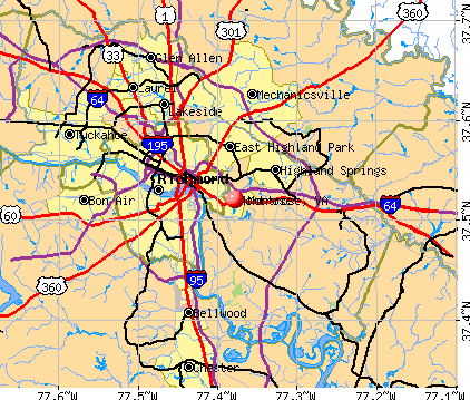Montrose, VA map