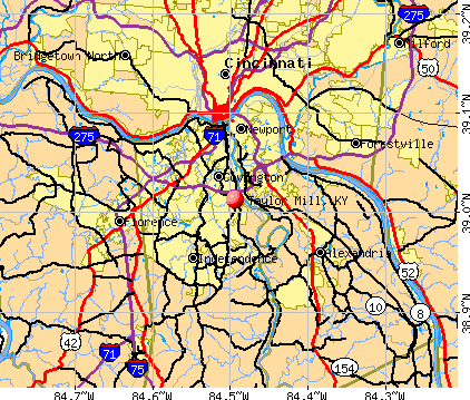 Taylor Mill, KY map