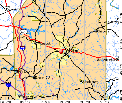 Homeacre-Lyndora, PA map