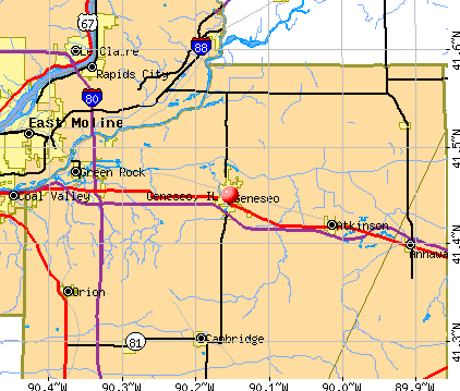 Geneseo, IL map