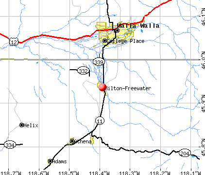 Milton Freewater Oregon Or 97862 Profile Population Maps