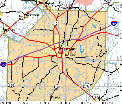 jackson tn crime tennessee map city reports scenic name