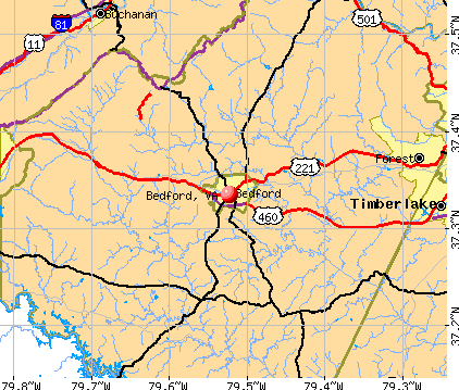 Bedford, Virginia (VA 24523) profile: population, maps, real estate