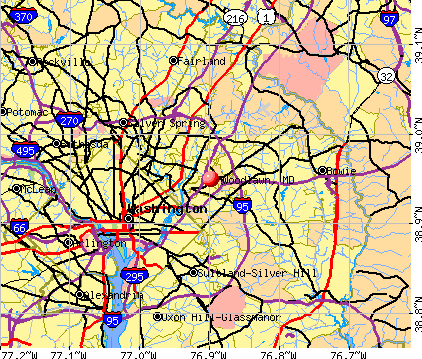 Woodlawn, MD map