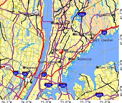 Tuckahoe, NY map