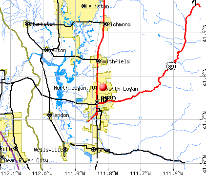 North Logan, UT map