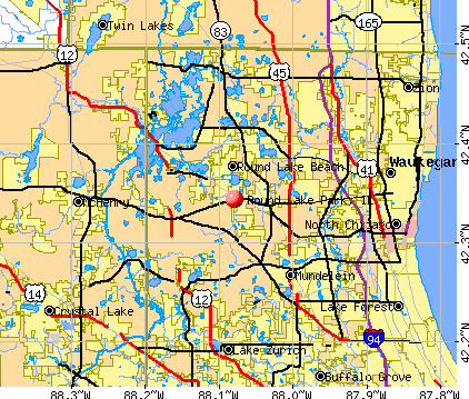 Round Lake Park, IL map