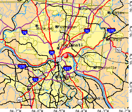 Dayton, KY map