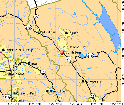 St. Helena, CA map