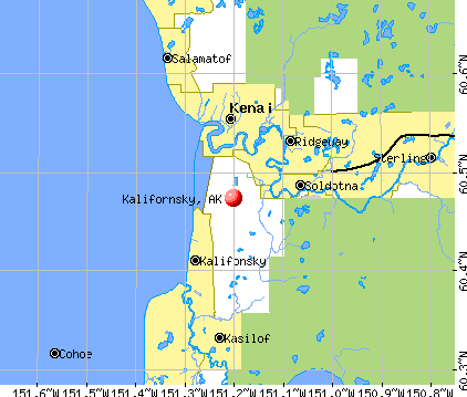 Kalifornsky, AK map