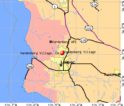 Vandenberg Village, CA map