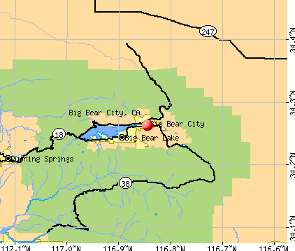 Big Bear City, CA map