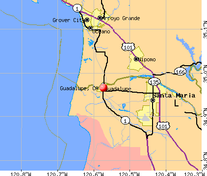 Guadalupe, CA map