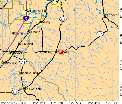 Molalla, OR map
