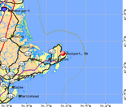 Rockport, MA map