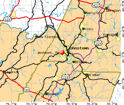 Westmont, PA map