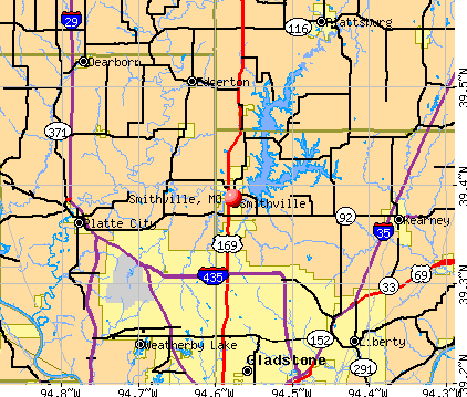 Smithville, MO map