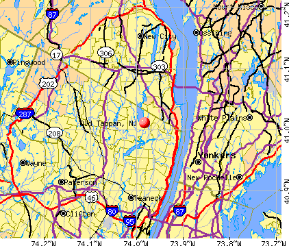 Old Tappan, NJ map