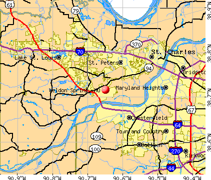 Weldon Spring, MO map