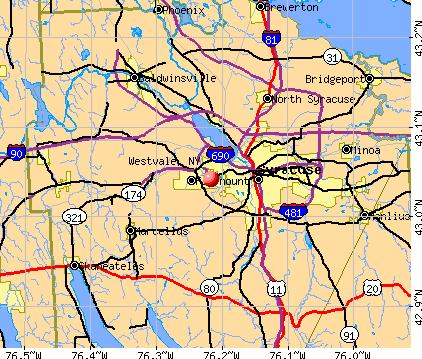 Westvale, NY map