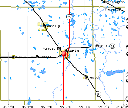 Morris, MN map