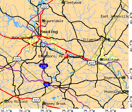 Birdsboro, PA map