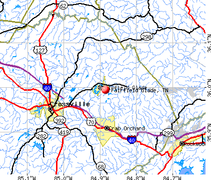 Fairfield Glade, TN map