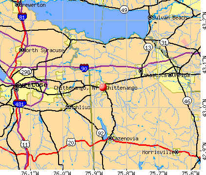Chittenango, NY map