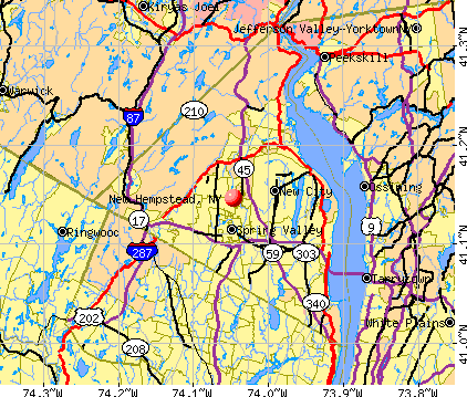 New Hempstead, NY map. General Map; Google Map; MSN Map