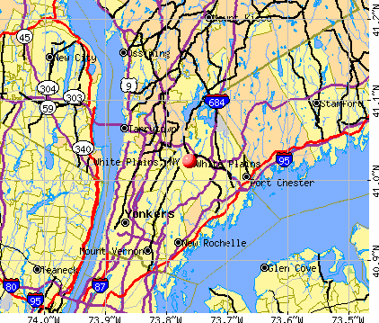 White Plains, NY map