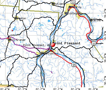 Point Pleasant, WV map